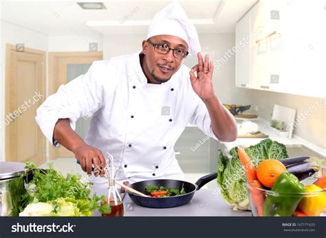 Male Chef Fruits Vegetables Cooking Stock Photo 167171633 Shutterstock