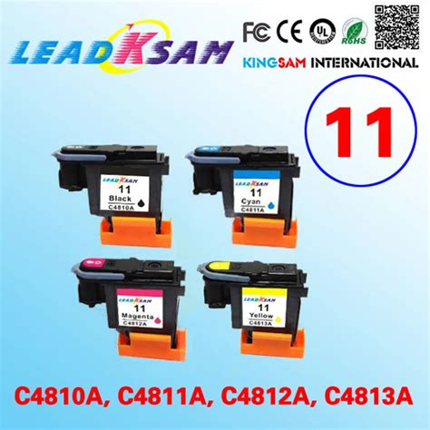 Leadksam Compatible For Hp11 For 11 Printhead Printer Head Designjet 70 100 110 500 510 500ps