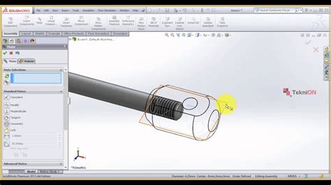 Solidworks Tutorial Connecting Rod Assembly Youtube