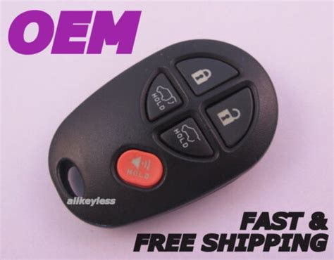 Original Toyota Highlander Keyless Entry Remote Fob Transmitter