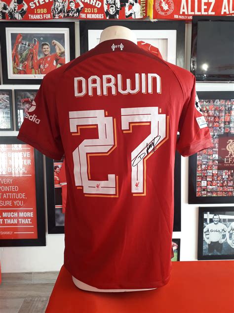 Liverpool - Darwin Núñez Signed Shirt - On The Dotted Line