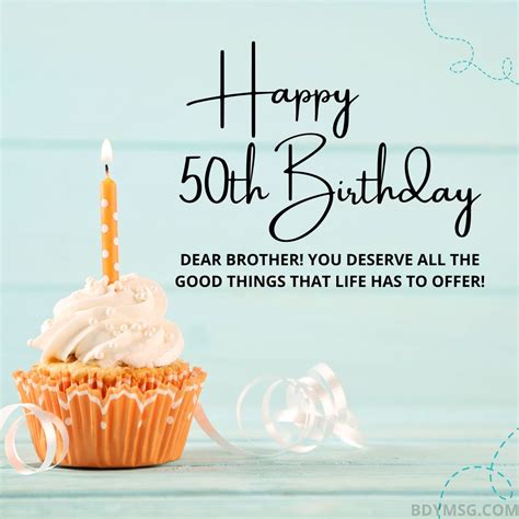 130 Happy 50th Birthday Wishes And Messages Bdymsg