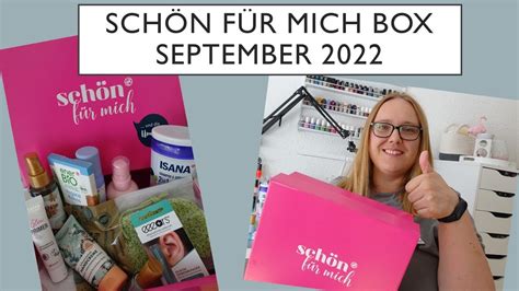 Rossmann Schön für mich Box September 2022 Unboxing gewonnen beauty