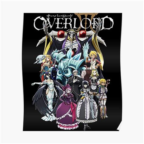 "Overlord Overlord anime" Poster for Sale by colicraford | Redbubble