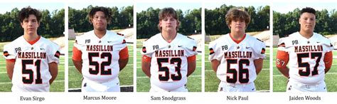 Varsity Player Photos Massillontigers