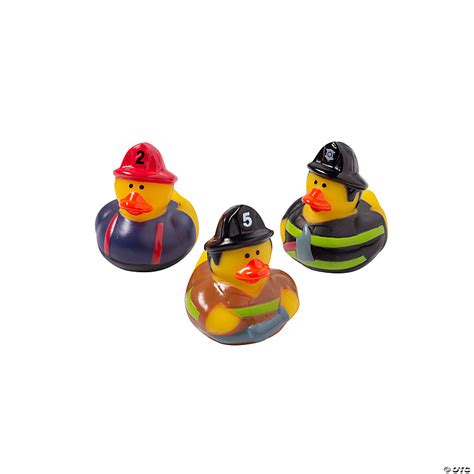 Firefighter Rubber Ducks 12 Pc Oriental Trading