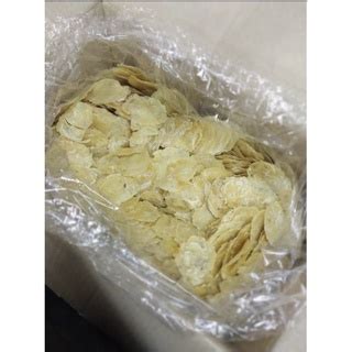 Keropok Kerepek Kerupuk Kripik 1KG Sabah Emping Belinjo Mentah Malinja