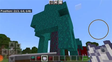 How To Grow Nether Trees In Overworld Youtube