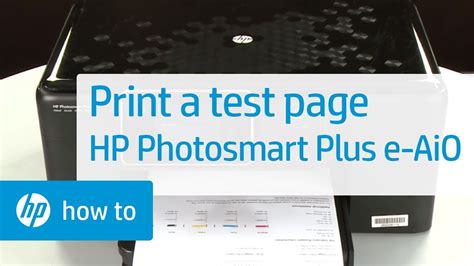 Printing A Test Page Hp Photosmart Plus E All In One Printer B210a