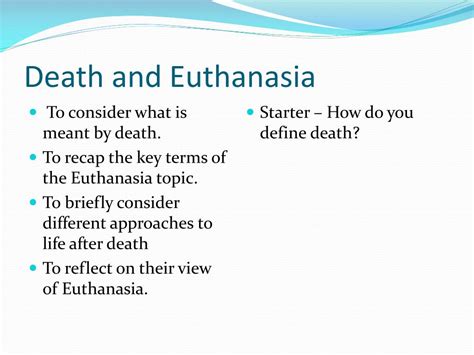 Ppt Death And Euthanasia Powerpoint Presentation Free Download Id