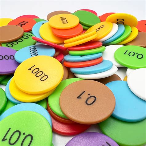 300 Pcs 1 Inch Plastic Math Place Value Counters Set | PLOMA