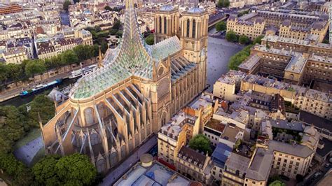 Notre Dame Architect Unveils Striking Proposal For Green Cathedral