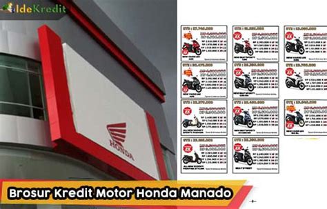 Brosur Kredit Motor Honda Manado Promo Bulan Ini