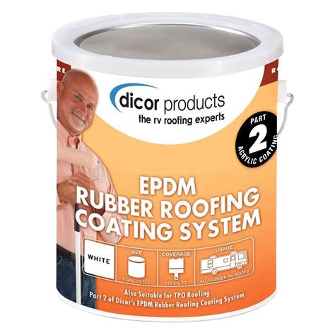 Dicor RPSELRC1 Signature Extended Life 128 Oz Silicone EPDM Rubber