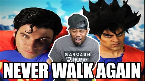 REACTION Goku Vs Superman Behind The Scenes Of Epic Rap Battles