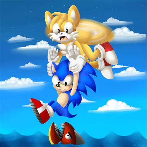 Classic Sonic X Classic Tails