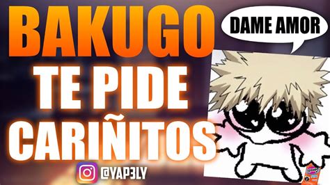 Bakugo te pide CARIÑITOS ASMR Bakugou Roleplay YouTube