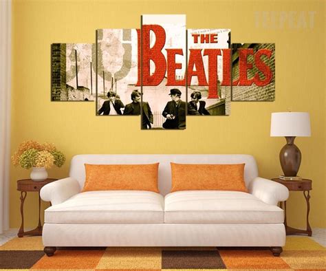 The Beatles: A Hard Day’S Night – Music 5 Panel Canvas Art Wall Decor ...