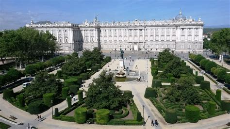 4 vistas panorámicas del Palacio Real Mirador Madrid