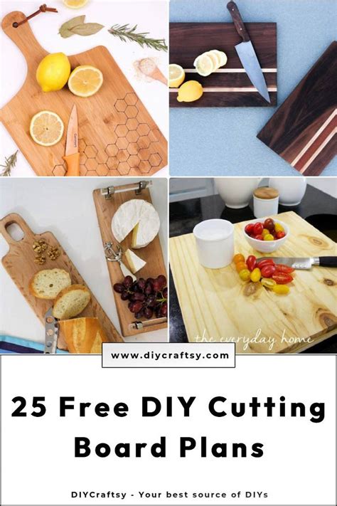 25 Homemade DIY Cutting Board Ideas