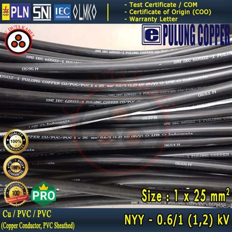 Jual Kabel Nyy X Mm Pulung X Mm X Mm X Mm X Mm Kab