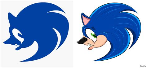 Sonic The Hedgehog Head Logo