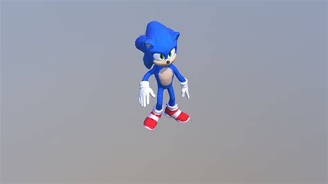 Sonic generations rigged model with animations - bxent