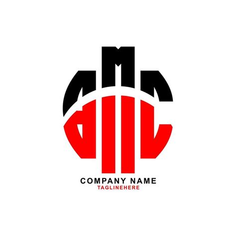 creative BMC letter logo design with white background 9839138 Vector ...