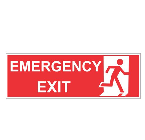 EXS 018 – Emergency Exit Sign – Benrhodes Nigeria Limited