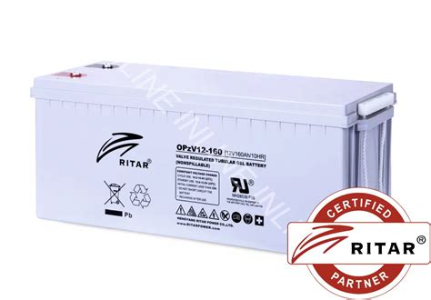 Аккумуляторная батарея Ritar OPzV12 160 12V 160Ah GEL Гелевый