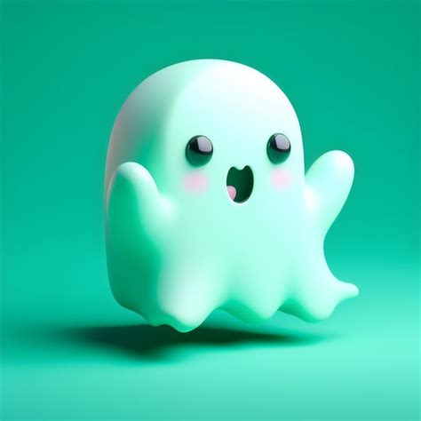 Premium Photo 3d Cute Halloween Ghost