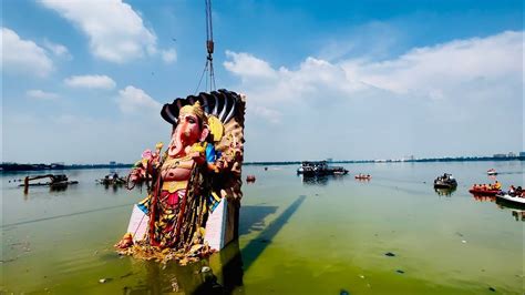 Khairatabad Ganesh Nimajjanam 2023 India S Biggest Ganesh Visarjan