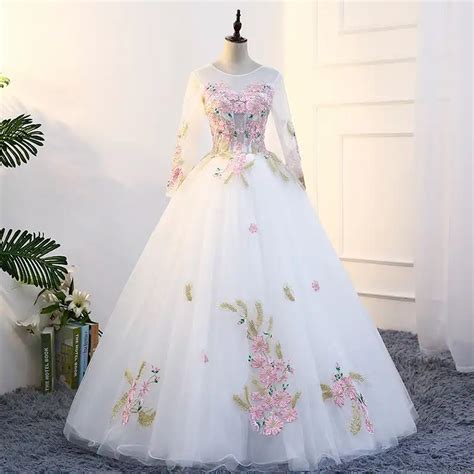 100 Real Ice Queen Embroidery Ball Gown Cartoon Vintage Medieval Dress