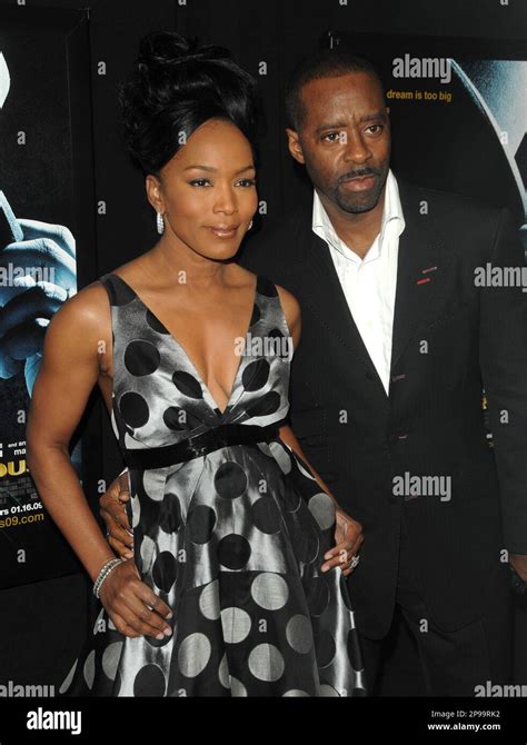 Actress Angela Bassett And Husband Courtney B Vance Attend The