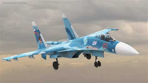 3d Model Sukhoi Su 33 Russian Navy Multirole Fighter Turbosquid 2003390