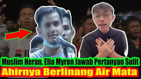 Iman Ummat Terguncang Elia Myron Buktikan Injil Benar Didepan Ribuan