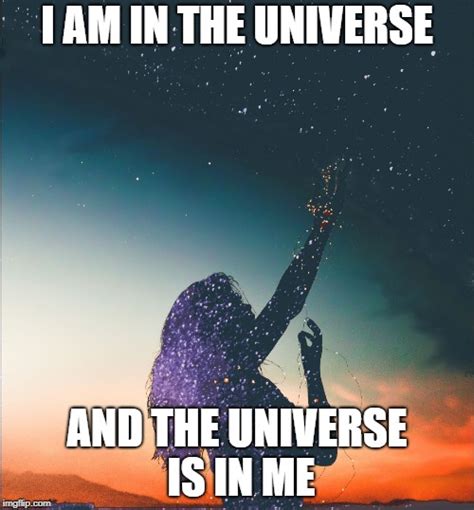 The Universe Is In Me Imgflip