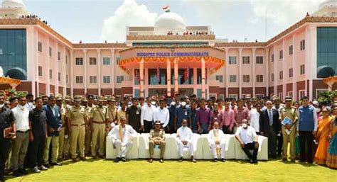 Cm Kcr Inaugurates Newly Constructed Offices In Siddipet