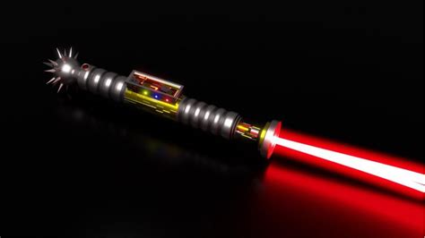 This was a fun build. A lightsaber whip : r/3Dmodeling