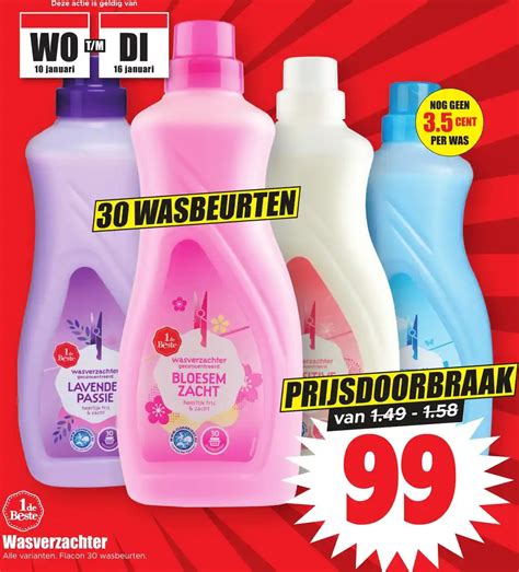 Wasverzachter Aanbieding Bij Dirk