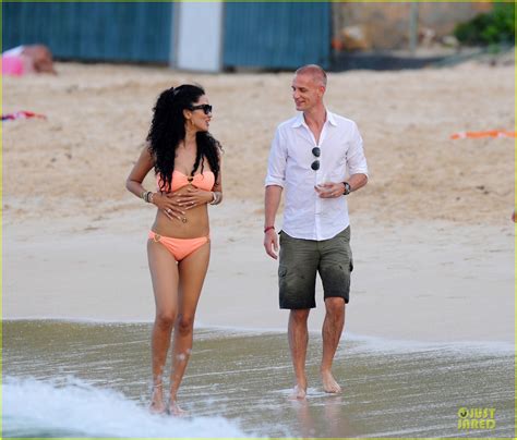 Kimora Lee Simmons Bright Bikini Babe With Tim Leissner Photo