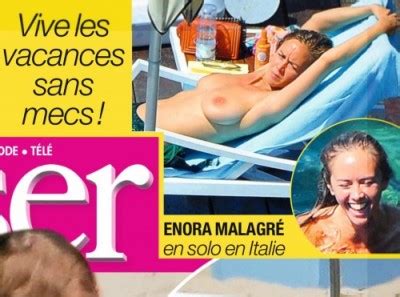 Des photos d Enora Malgré nue topless en Italie Whassup