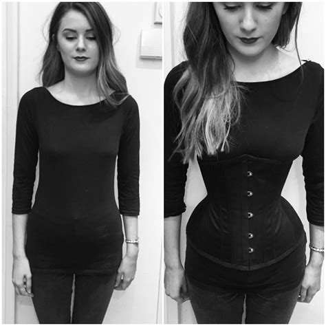 Eloise Before And After She S Wearing A Handmade Waist Trainer By Heartwell Corsets