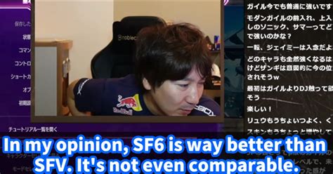 Daigo Umehara shares his thoughts on Street Fighter 6 and how it compares to Street Fighter 5