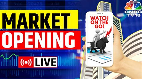 Market Opening Live Watch On The Go Nifty Opens Above 22 000