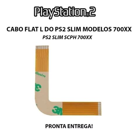 Cabo Flat Leitor Óptico Playstation 2 Slim Série 7000x Ps2 MercadoLivre