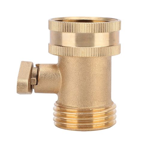 3 4 Brass Straight Ball Valve Hose Connector Adapter With Gasket For