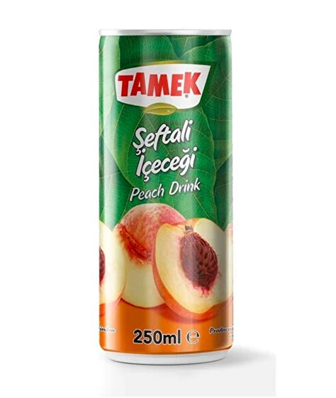 Tamek Şeftali Meyveli İçecek 250 ml Bizim Toptan Market