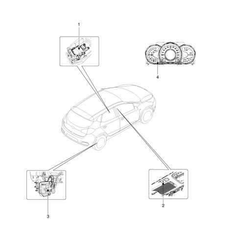 Kia Ceed Frein de stationnement électronique EPB Composants et