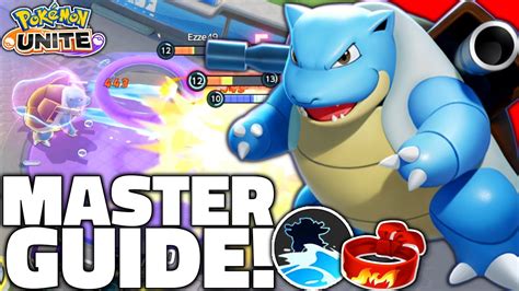 Pokémon Unite BLASTOISE Guide S Tier Master Blastoise Best Build